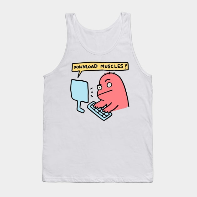 download muscles Tank Top by positive_negativeart